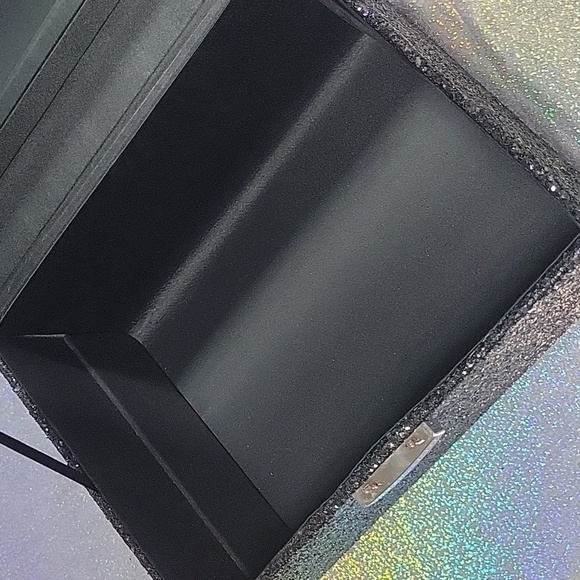 HTF Victoria Secret 2014 Glitter Makeup Cosmetic Train Case/ Box - Picture 11 of 11